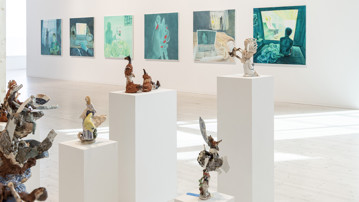 Ovanliga tider / Konsthögskolans masterutställning 2021. Foto: Mikael Lundgren