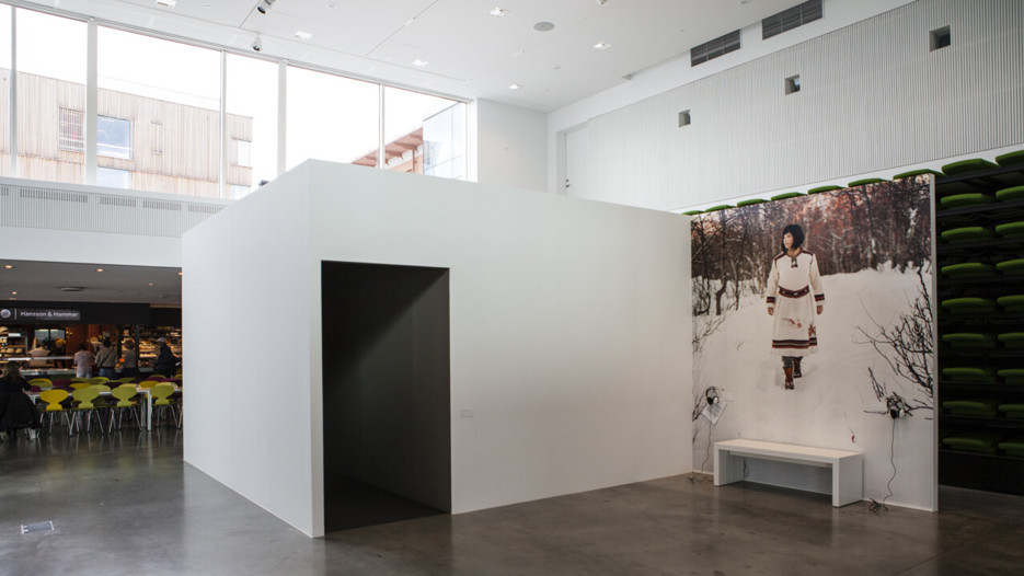 Liselotte Wajstedt / The Lost One, Vy från utställningen, Bildmuseet 2014. Liselotte Wajstedt / The Lost One, View from the exhibition, Bildmuseet 2014.