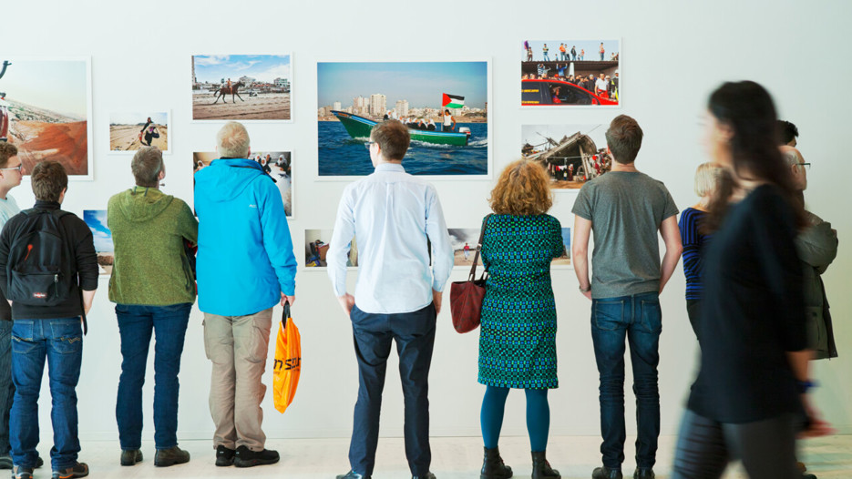 Vernissage för Rawiya / Hon som berättar en historia, Bildmuseet, 2013