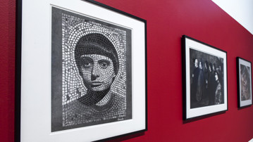 Agnès Varda, Vy från utställningen, Bildmuseet, 2013