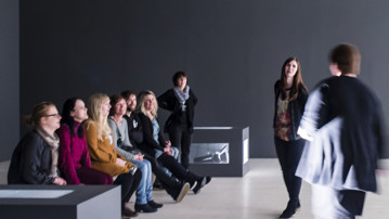 Skolvisning på Bildmuseet